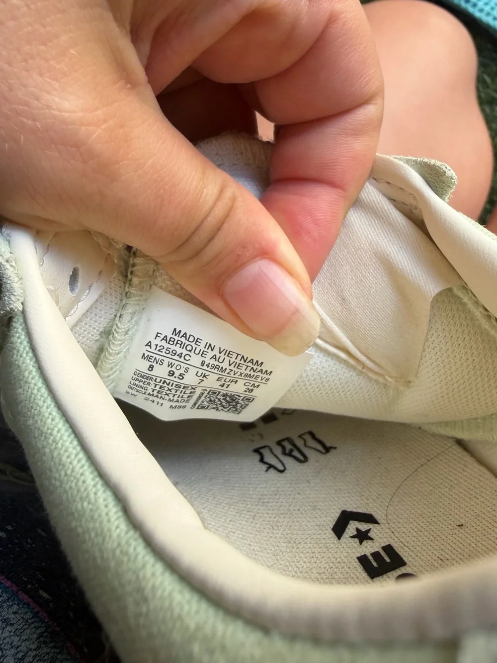 Converse women’s Mint Green Low-Top Sneakers